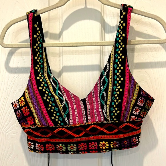 Tops - Boho crop top with Tiny bells